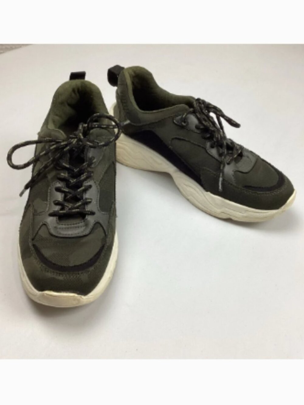 Green Camo Steve Madden Lifestyle Trainers Sneakers